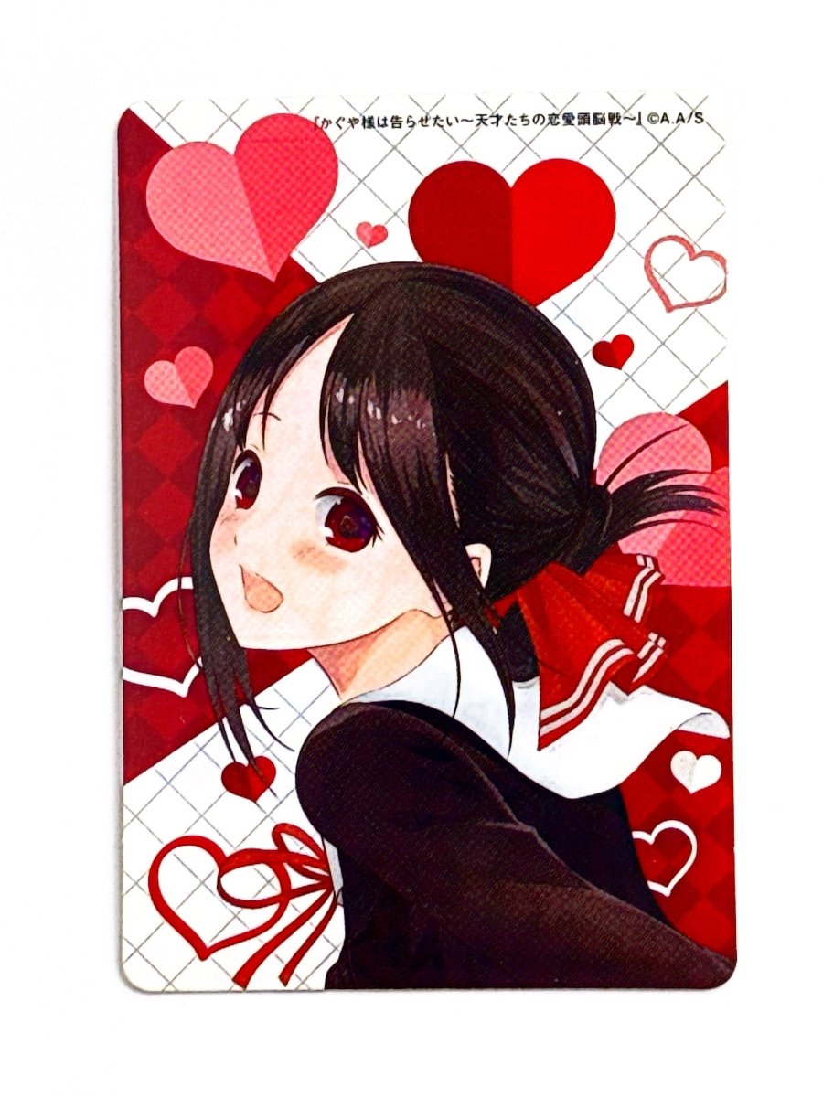 Kaguya - sama: Love Is War – Author's Signature – Double Layer Sticker Card - Official Gradable - 2022 by TCGDON on MYNTED