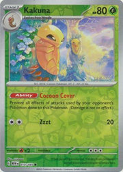Kakuna Reverse Holo Common SV: Scarlet & Violet 151 014/165 NM