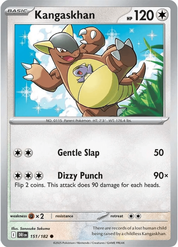 Kangaskhan 151 Rev Holo - Destined Rivals by PokéPW on MYNTED