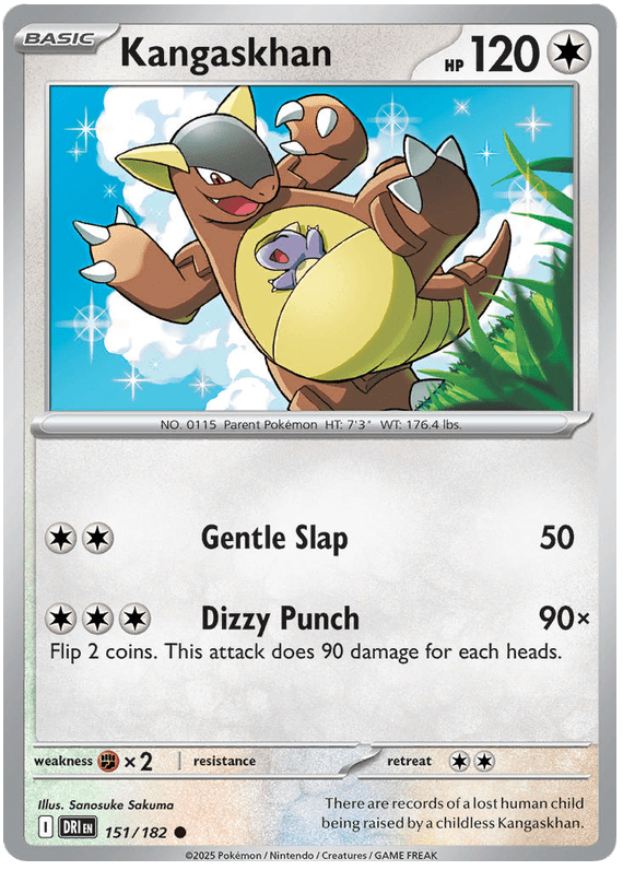 Kangaskhan 151/182 Common | Scarlet & Violet – Destined Rivals by Worth the XP on MYNTED