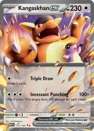 Kangaskhan EX - 115/165 by The Archive Stop on MYNTED