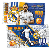Karim Benzema 100 Pesos UNCB banknote by UNCB on MYNTED