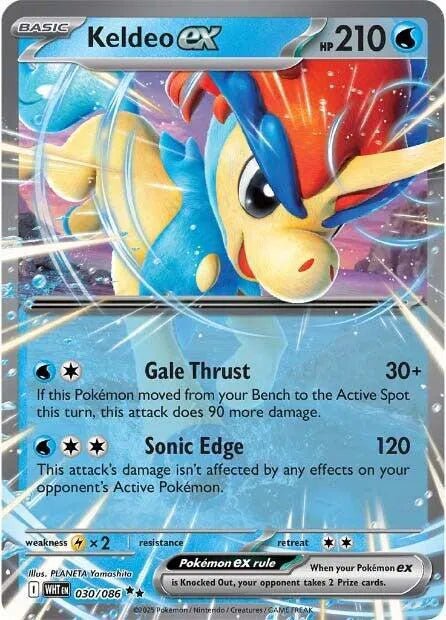 Keldeo ex 030/086 (White Flare) by Mikeepulls on MYNTED