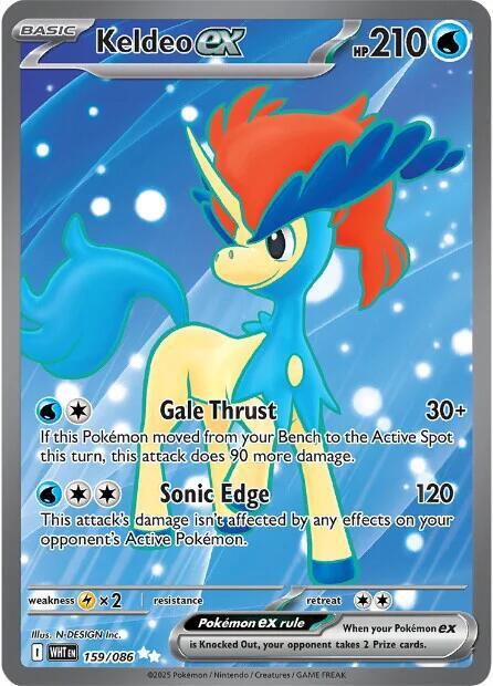 Keldeo ex - 159/086 - SV: White Flare (WHT) by SAFAQATI on MYNTED