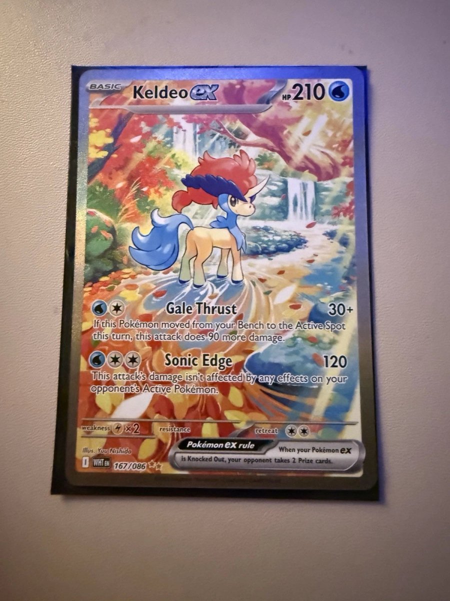 Keldeo ex - 167/086 - SV: White Flare (WHT) by SAFAQATI on MYNTED