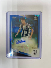 Kenan Yildiz Blue Lava Auto /150 - 25-26 Topps Chrome UEFA Club Competitions by Card Market Ahuy on MYNTED