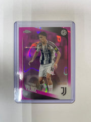 Kenan Yildiz Pink Lava /250 - 25-26 Topps Chrome UEFA Club Competitions by Card Market Ahuy on MYNTED