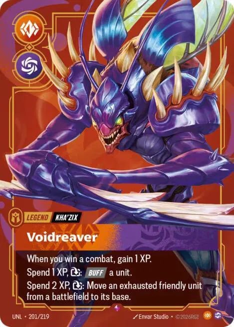 Kha'Zix - Voidreaver 201/219 (Unleashed) by GDR TCG on MYNTED