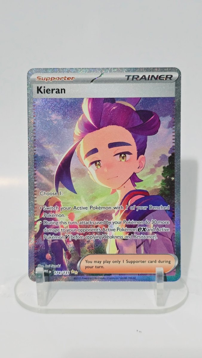 Kieran - Prismatic Evolutions - SIR 174/131 - English by MechaKai Collectibles on MYNTED