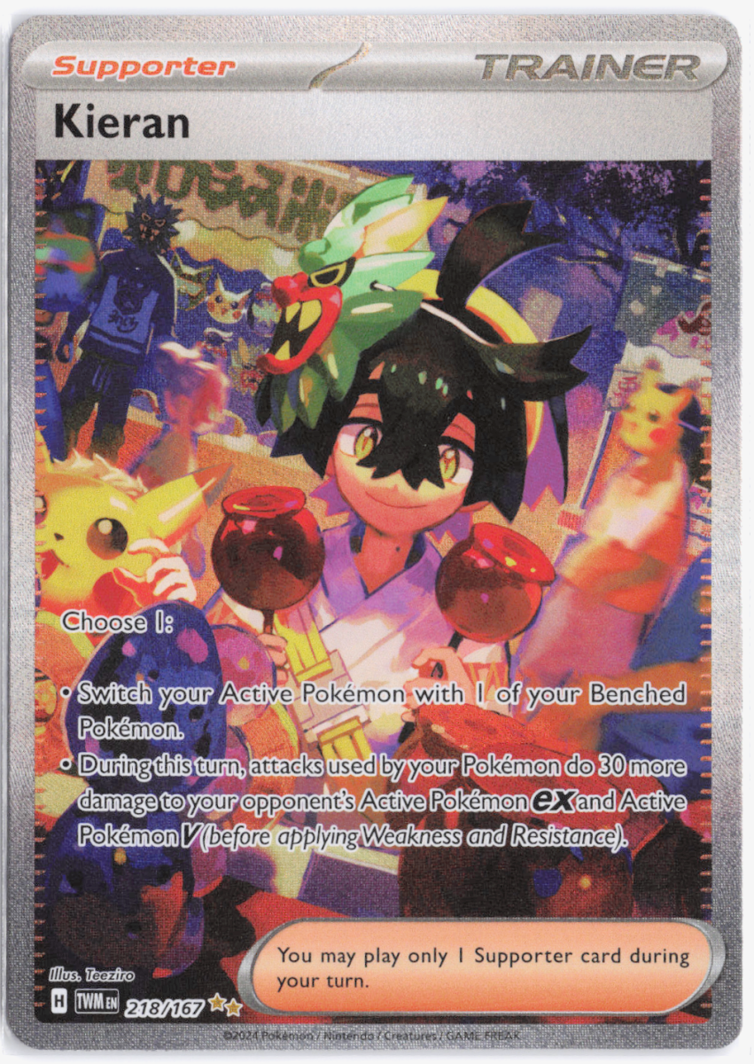 Kieran Twilight Masquerade Special Illustration Rare 218/167 by Schmutzfink TCG on MYNTED