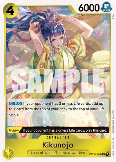 Kikunojo OP06-104 (Wings of the Captain) by OP Strike TCG on MYNTED