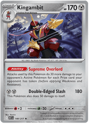 Kingambit 148/217 Holo Rare | Mega Evolution – Ascended Heroes by Worth the XP on MYNTED