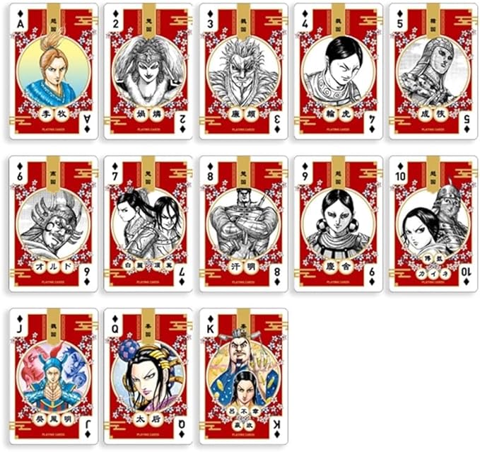 Kingdom - Playing Cards - Event Exclusive - Opened / Unused - 54 Cards - Manga Art by TCGDON on MYNTED