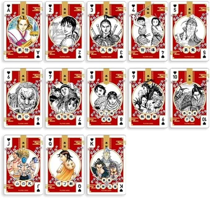 Kingdom - Playing Cards - Event Exclusive - Opened / Unused - 54 Cards - Manga Art by TCGDON on MYNTED