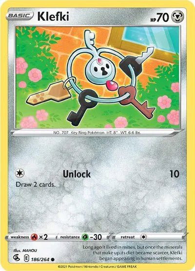 Klefki - 186/264 - Reverse Holofoil by The Archive Stop on MYNTED