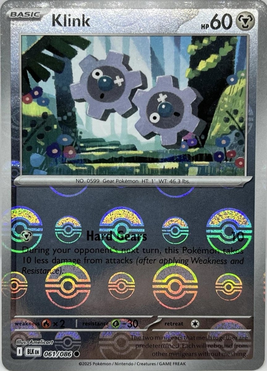 Klink - 061/086 (Poke Ball Pattern) - SV: Black Bolt (BLK) by SAFAQATI on MYNTED