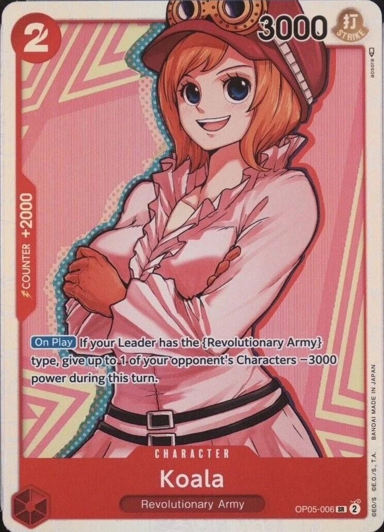 Koala OP05 - 006 SR (Super Rare) Awakening of the New Era Foil by Desert Pirates on MYNTED