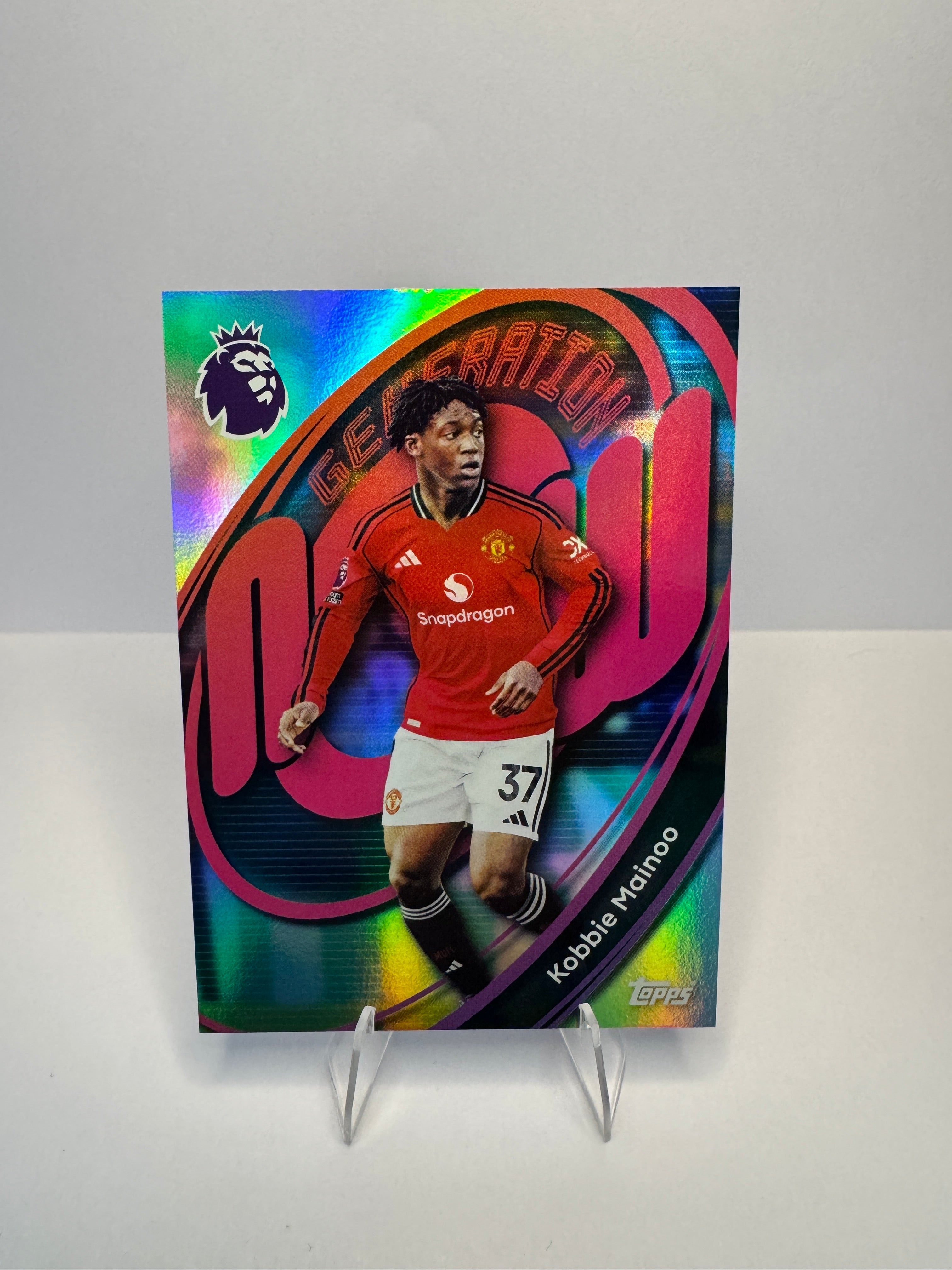Kobbie Mainoo #214 Generation Now — 2025-26 Topps Premier League — Manchester United