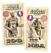 Kobe Bryant 100 Dollars UNCB banknote by UNCB on MYNTED