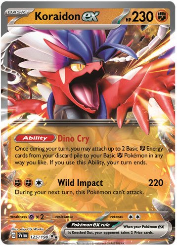 koraidon ex scarlet and violet 125/198 by ISB Collector on MYNTED