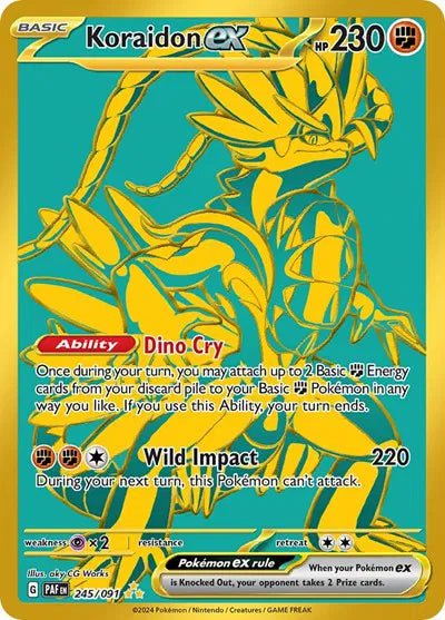 Koraidon ex - SV: Paldean Fates (PAF) by P0kellector on MYNTED