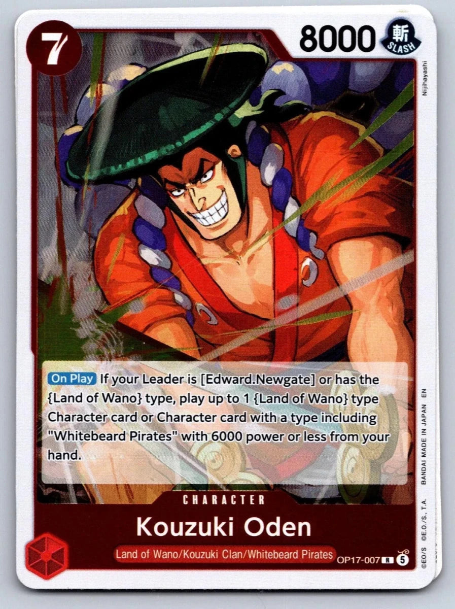 Kouzuki Oden OP17-007 (The World's Strongest Warriors) by Moe‘s Vault on MYNTED