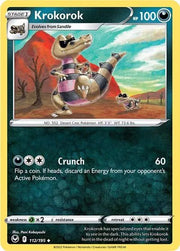 Krokorok Silver Tempest Uncommon • 112/195 Reverse Holofoil by Shark Pop Culture on MYNTED