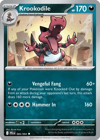 Krookodile 066 - Phantasmal Flames by PokéPW on MYNTED