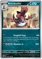 Krookodile 066/094 Uncommon | Mega Evolution – Phantasmal Flames by Worth the XP on MYNTED