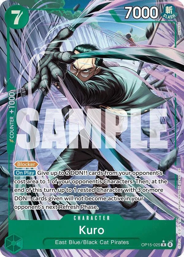 Kuro (Alternate Art) OP15-025 (Adventure on Kami's Island) by Choii on MYNTED