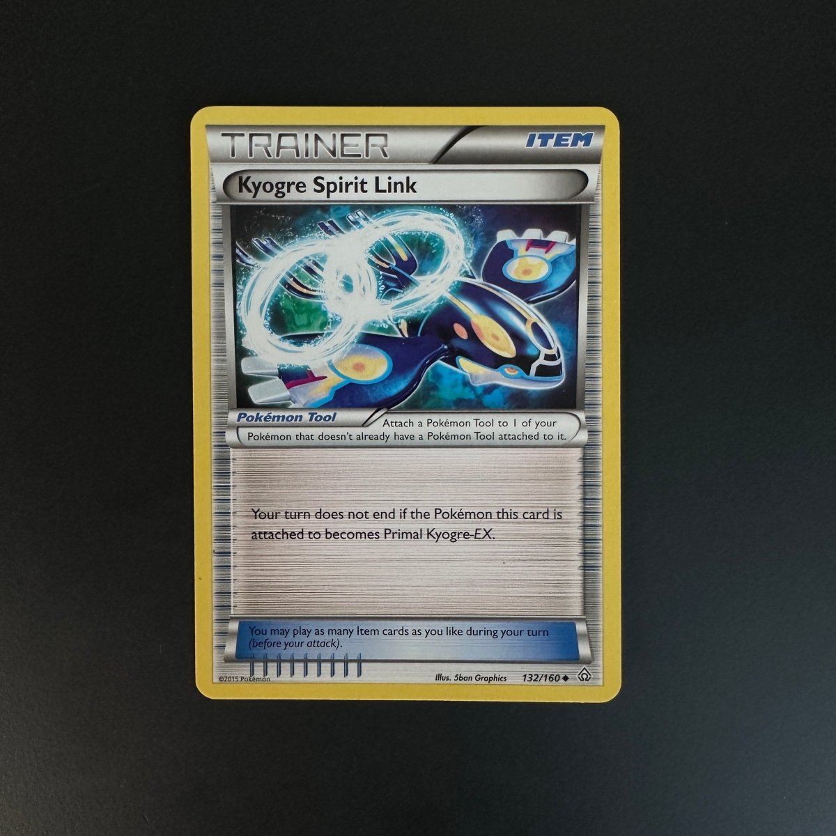 Kyogre Spirit Link Primal Clash Uncommon 132 by The Greatest on MYNTED