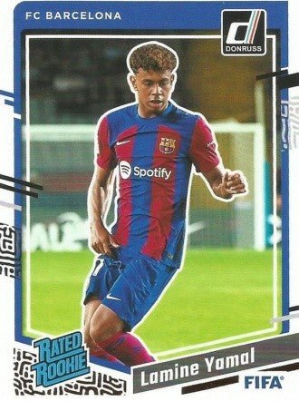 Lamine Yamal Rated Rookies Barcelona 177 - Donruss Soccer 2023-24 by shad0wknightTCG on MYNTED