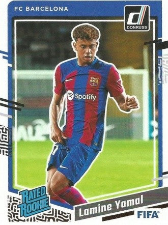 Lamine Yamal Rated Rookies Barcelona 177 - Donruss Soccer 2023-24