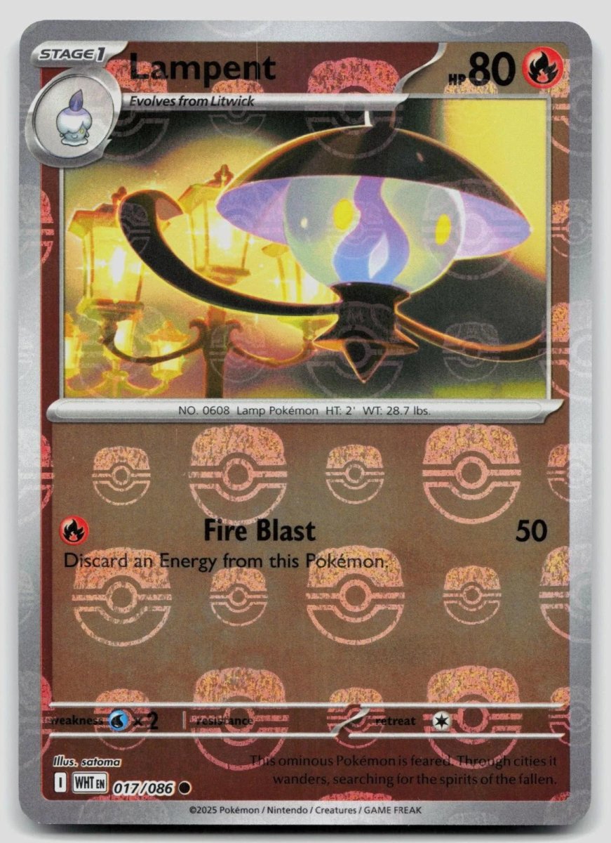 Lampent - 017/086 (Master Ball Pattern) - SV: White Flare (WHT) by SAFAQATI on MYNTED