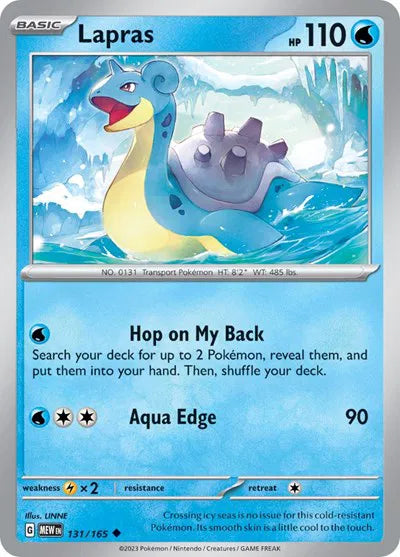 Lapras - 131/165 - Normal