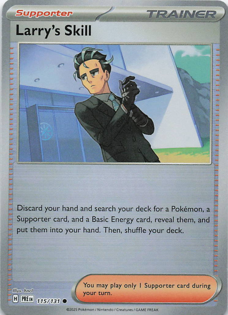 Larry's Skill (Poke Ball Pattern) Prismatic Evolutions Common 115/131