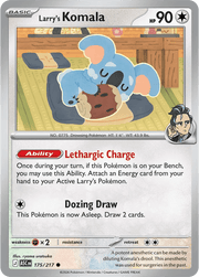 Larry's Komala Ascended Heroes Common 175/217 by PokeMagic on MYNTED