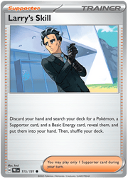 Larry's Skill 115/131 Common | Scarlet & Violet – Prismatic Evolutions by Worth the XP on MYNTED