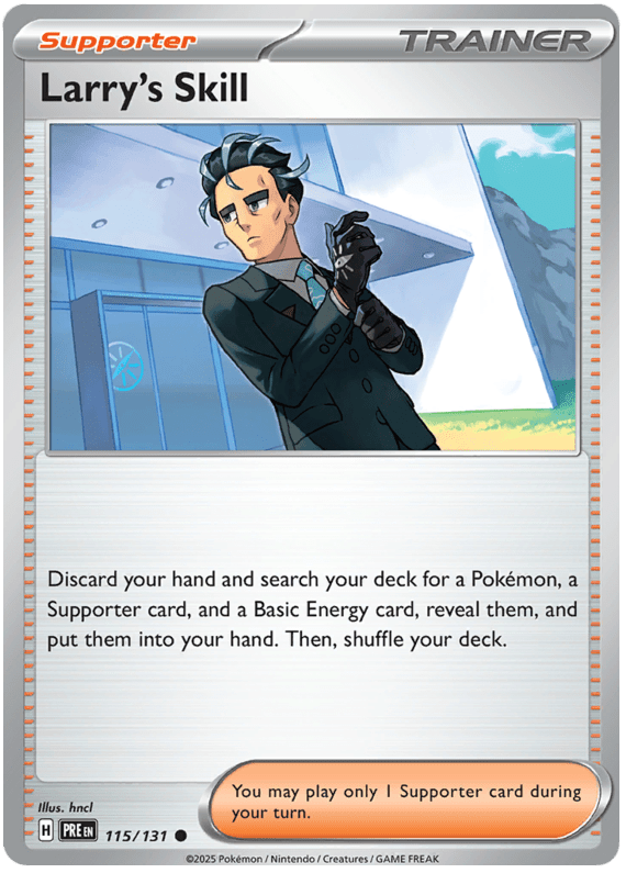 Larry's Skill 115/131 Common | Scarlet & Violet – Prismatic Evolutions by Worth the XP on MYNTED