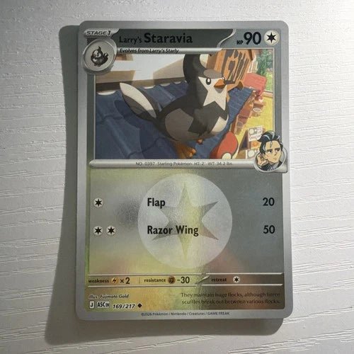 Larry's Staravia 169/217 - Ascended Heroes - Energy Symbol Pattern by Light Collectibles on MYNTED