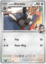 Larry's Staravia 169/217 Uncommon | Mega Evolution – Ascended Heroes by Worth the XP on MYNTED