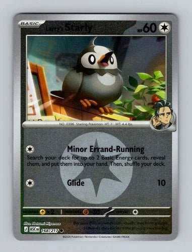 Larry's Starly 168/217 - Ascended Heroes - Energy Symbol Pattern by Light Collectibles on MYNTED