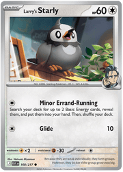 Larry's Starly 168/217 Common | Mega Evolution – Ascended Heroes by Worth the XP on MYNTED
