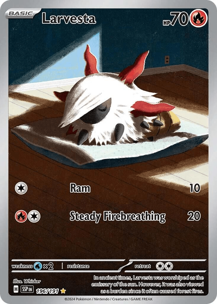 Larvesta 196/191 IR by The Gaijin Gamer on MYNTED