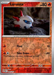 Larvesta [Reverse Holo] 40 Pokemon Obsidian Flames by Moe‘s Vault on MYNTED