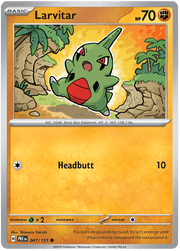 Larvitar 047/131 Common | Scarlet & Violet – Prismatic Evolutions by Worth the XP on MYNTED