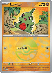 Larvitar - 047/131 (Poke Ball Pattern) - SV: Prismatic Evolutions (PRE) by SAFAQATI on MYNTED