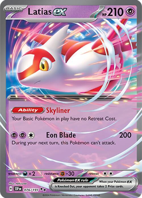 Latias ex - 076/191 - SV08: Surging Sparks (SSP) by Poké Dubai on MYNTED