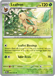 Leafeon (Poke Ball Pattern) Rare • 005/131 Holofoil by Trucial Coast Games on MYNTED