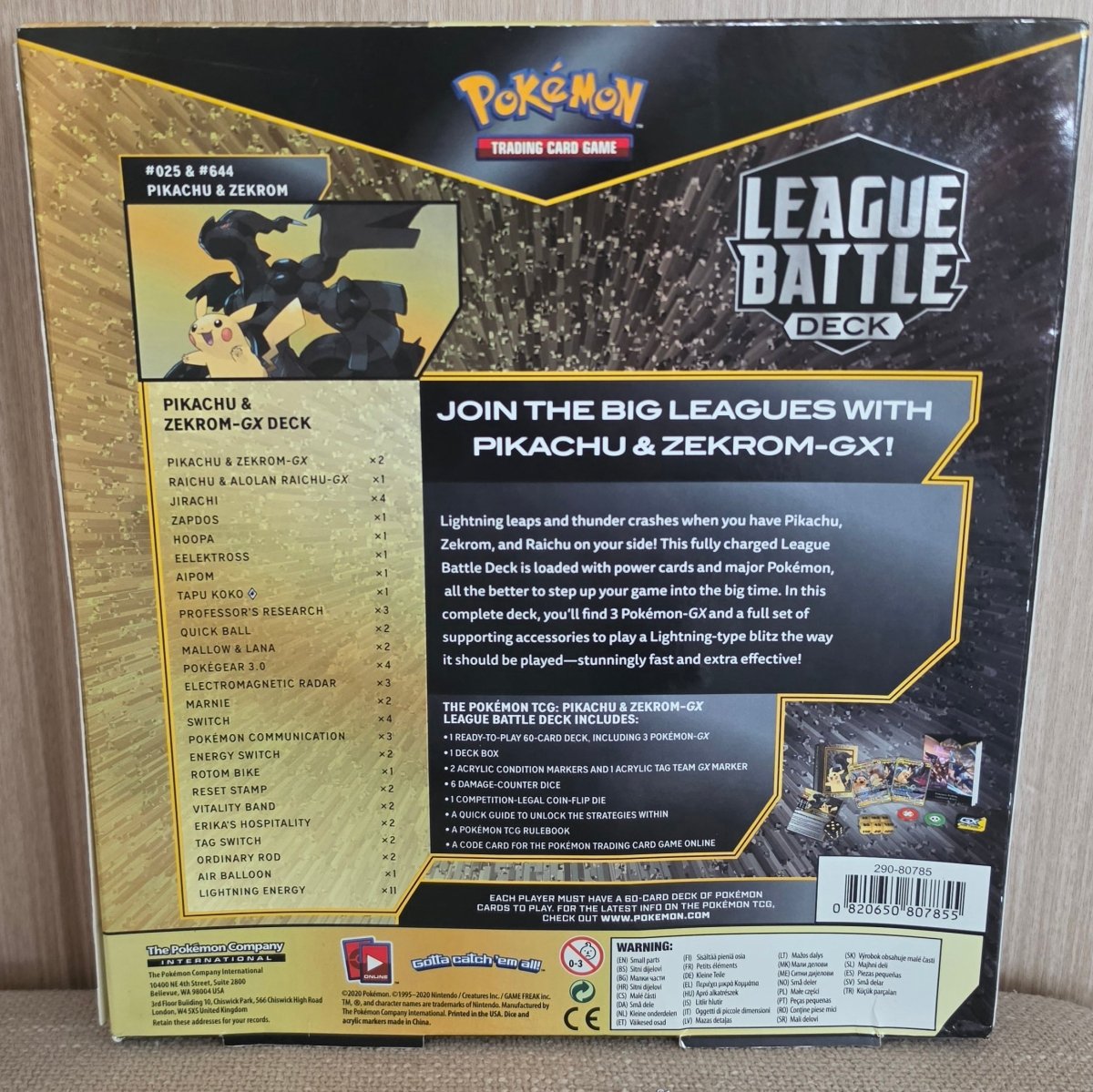 LEAGUE BATTLE DECK PIKACHU ZEKROM - GX by Poke Mania on MYNTED